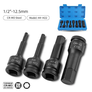 1/2 Pulgadas Drive Impact Hex Allen Bit <strong>Socket</strong> Set M&eacute;trico <strong>5</strong>-22mm Hex Bit <strong>Socket</strong> Set Impact <strong>Wrench</strong> - Product Image 4