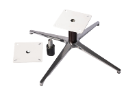Pied de meuble moderne en aluminium robuste, design en X, pour canapé, salle à manger, salon, chambre, bureau à domicile, hôtel, école, facile à utiliser