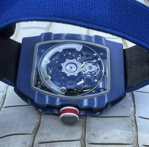 Reloj de Pulsera Deportivo de Lujo 6702 para Hombre, Diseño de Esfera Hueca, Fibra de Carbono NTPT, Mecánico Automático, Resistente al Agua, con Tourbillon - Product Image 5