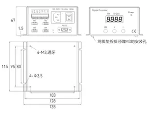 マシンビジョンライト用DC24V標準デジタルコントローラー