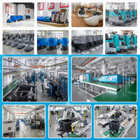 BISON(CHINA) Hochleistungs-Aufsitzreinigungsmaschine 4200m²/h 1100W Akku 110cm Bürste 100L Industriell Professionell