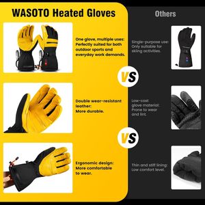 <span class=keywords><strong>Guantes</strong></span> de Esquí Wasoto para Hombre y Mujer, Autocalentables, Impermeables, Resistentes al Viento, con Dedos Separados, <span class=keywords><strong>Guantes</strong></span> de Motocicleta para <span class=keywords><strong>Invierno</strong></span> - Product Image 6