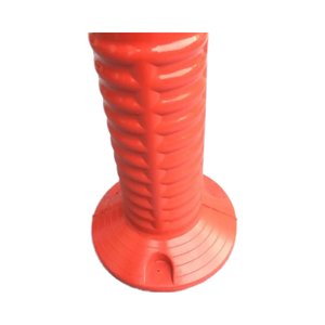 Essentiële Oranje Flexibele Verkeersafbakening Voor Efficiënt Rijwegbeheer, Sterk Reflecterende Verkeerswaarschuwingspost Voor Weg - Product Image 6