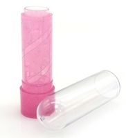 Baume à lèvres Silver Bullet de haute qualité personnalisable 4g Flip Top ABS Tube de cire buccale par le fabricant