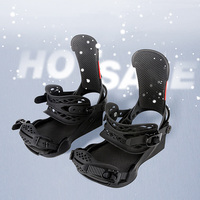 Fixation de snowboard professionnelle colorée taille M/L, design durable, fixation de snowboard au design unique