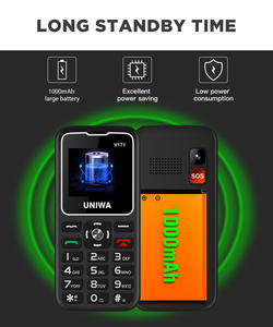 Téléphone mobile <span class=keywords><strong>senior</strong></span> UNIWA V171 à écran horizontal, <span class=keywords><strong>facile</strong></span> à utiliser, avec fonction SOS <span class=keywords><strong>pour</strong></span> personnes âgées - Product Image 6