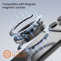 Support magnétique pour téléphone avec bras flexible réglable en hauteur pour bureau, aimant puissant, design étanche