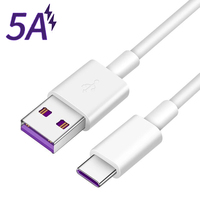 Câble de charge rapide USB A vers USB C 5A résistant au gel, 3 pieds, 6 pieds, gaine TPE, blindage en feuille, type C, pour iPhone, pour Samsung, pour Huawei