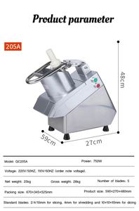 เครื่องหั่นผักและผลไม้อัตโนมัติและเครื่องตัดด้วยลวด มอเตอร์ 220V - Product Image 5