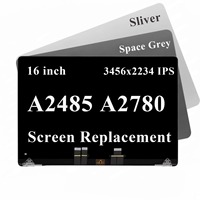 Layar Laptop GBOLE untuk MacBook Pro A2485 A2780 M1 M2 2021 2023 Perakitan Layar LCD 16in EMC 3651 8103 661-21968 661-21969 Baru