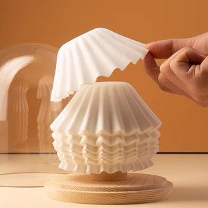 Filtres à café sans chlore FSC, filtres à café jetables en papier, compatibles avec le filtre à café <span class=keywords><strong>Kalita</strong></span> Wave pour le préparation du café par infusion - Product Image 3