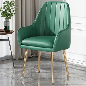 <span class=keywords><strong>Chaise</strong></span> de salle à manger empilable robuste et confortable, rembourrée, imperméable, avec assise en cuir et structure métallique, pour la salle à manger à domicile - Product Image 5