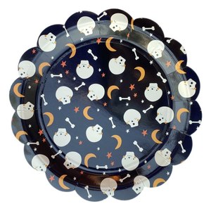 Halloween Party Paper Plates Ghost and Bat Irregular Shape Disposable and Biodegradable Paper Plate Party Supplies - Product Image 6