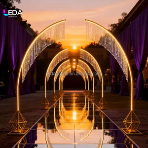 LEDA <b>Tree</b> Road with <b>Lights</b> Wedding Stage Welcome Area Decorative <b>Lights</b> Ornaments Crystal - Product Image 4