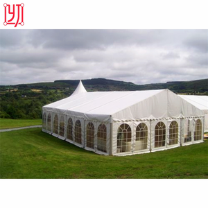 Tente de réception de luxe blanche pour mariages et événements extérieurs, grandes dimensions 10x30, 20x30, 40x60, en vente - Product Image 4