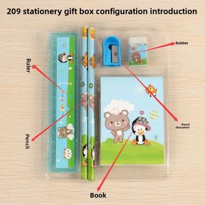 X616 Wholesale Boys and Girls Birthday <b>Stationery</b> Set, Suitable for Classroom Prizes and Kindergarten <b>Gifts</b>, Comes with <b>Gift</b> Box - Product Image 4