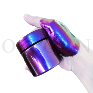 Super <span class=keywords><strong>crème</strong></span> multi couleur fard à paupières pigment <span class=keywords><strong>chroma</strong></span> shift paillettes duochrome caméléon cosmétique miroir poudre à ongles - Product Image 4