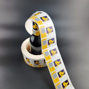 Custom <strong>Printing</strong> 2D/3D Silver Holographic Laser <strong>Sticker</strong> Anti-counterfeit Hologram Label Scratch Off Label <strong>OEM</strong> Adhesive <strong>Sticker</strong> - Product Image 3