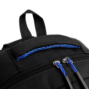 Laptop <b>Backpack</b> For Men Large Capacity Business Travel With Handle Solid Color Blue Interior Laptop Compartment - Product Image 1