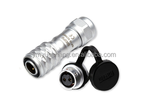 Connecteur Électrique Mâle-Femelle DIN 7P IP68 en Acier Inoxydable pour Applications Automobiles et Aérospatiales, à Visser sur Panneau, avec Broches 3+PE - Product Image 2