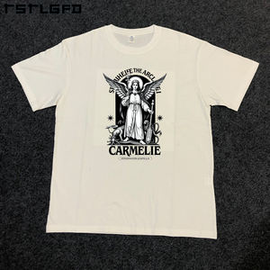 เสื้อยืดผู้ชายโอเวอร์ไซส์เสื้อยืดผ้าฝ้ายออร์แกนิกน้ำหนัก240 250 280 300ออกแบบได้ตามที่ต้องการน้ำหนักมากเป็นมิตรต่อสิ่งแวดล้อม - Product Image 4