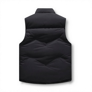 Gilet matelassé unisexe personnalisé avec logo, col montant, imperméable, chaud et épais pour l'extérieur, <span class=keywords><strong>sans</strong></span> manches - Product Image 3