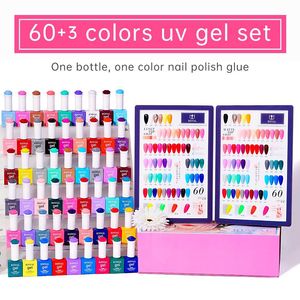 Vernis à ongles gel inodore 63 couleurs, logo personnalisé, couche de finition adhésive fonctionnelle, liquide UV de photothérapie, professionnel pour salon - Product Image 3