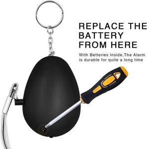 Dispositivo di Allarme Portatile per Autodifesa Femminile, Anti-aggressione, 130-135dB - Product Image 4
