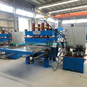 Prensa de Vulcanización Hidráulica, Patrón de Interbloqueo, 1000*1000 mm, Máquina de Moldeo de Alfombras, Prensa de Vulcanización para Estampado de Baldosas de Goma para Pisos - Product Image 4