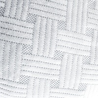 Matelas surmatelas matelassé pliable et portable en bambou et polyester respirant, doux et lavable, idéal pour dortoir individuel - Vente en gros usine