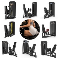 Équipement de musculation professionnel : Machine à abduire et adduser les hanches pour l'entraînement commercial de la force des jambes et l'isolement des fessiers (Pack)