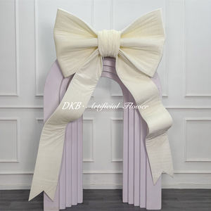 Grands nœuds décoratifs en velours personnalisés pour mariages et fêtes, pour décorations de fond - Product Image 2