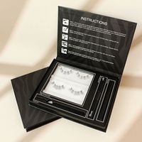 Kit de cils en grappe de haute qualité, cils individuels pré-coupés en éventail 10-25 mm, kit d'extensions de cils DIY