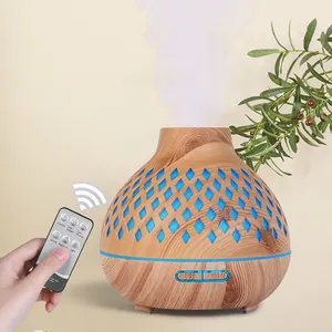 Ультразвуковой Арома-распылитель в ароматом леса зерна 7 видов цветов светодиодной подсветкой Электрический диффузор для эфирных масел для дома и офиса