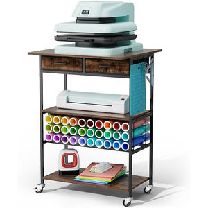 Cross-border multi-functional <b>storage</b> <b>cart</b> with wheels, large capacity, movable <b>storage</b> rack, creative home hand-push <b>storage</b> - Product Image 1