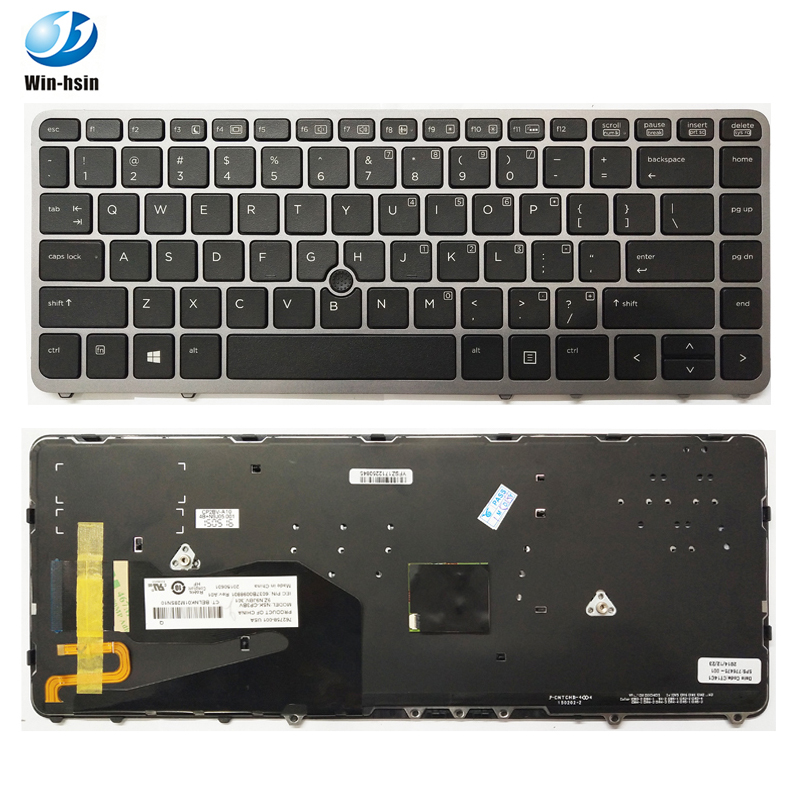 Клавиатура для ноутбука HP elitebook 840 G1 g2 850 G1 g3 g3 736654-00 836308-001