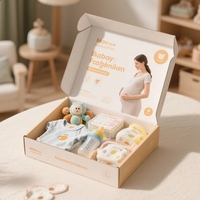 Caja de Cartón Corrugado para Envíos Postales con Logotipo Personalizado de Lujo, Caja de Embalaje para Productos para Bebés