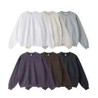 Sweat-shirt à capuche de haute qualité, très résistant, 500 grammes. Pull décontracté pour homme à col rond coloré. Logo personnalisable.