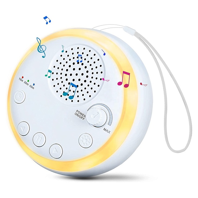 16 Soothing Sounds Wireless White Noise Machine Baby Aid Sleep Instrument Portable Rechargeable Night Light