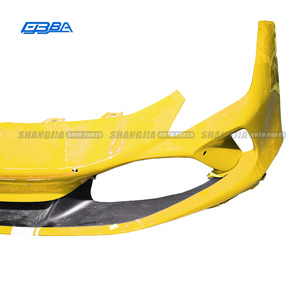 กันชนหน้าสีเหลืองสำหรับ Ferrari F8 OE 985983438 ขนาดมาตรฐานพรีเมียมเทียบเท่า OEM สำหรับการบำรุงรักษาและปรับโฉมรถยนต์ - Product Image 2