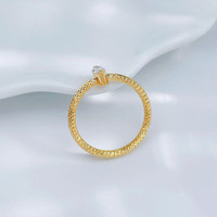 Nouvelles bagues de fiançailles minimalistes à deux griffes en diamant de laboratoire jaune 18 carats taille marquise pour femme, ensemble de bagues de mariage pour couple