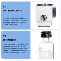Évaporateur rotatif électrique 50L en verre borosilicate de haute qualité avec pompe à vide à moteur – Équipement de laboratoire