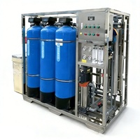 Système d'adoucisseur d'eau par osmose inverse automatique 1500L/H avec pompe pour usage domestique, acier inoxydable 304, garantie 1 an, certifié CE
