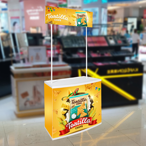 Trade Show Fold <strong>Table</strong> Pop Up Portable Counter Display Block Promotional Desk