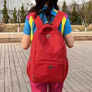 Sac à dos pliable unisexe léger et durable pour l'extérieur, imperméable, avec fermeture éclair, motif géométrique, en polyester, vente en gros - Product Image 3