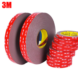 Cinta Adhesiva de Espuma Acrílica de Doble Cara <span class=keywords><strong>3M</strong></span> GPL-110, Activada por Agua, Resistente a Altas/Bajas Temperaturas, Troquelada, <span class=keywords><strong>para</strong></span> Uso Automotriz, Negra - Product Image 4