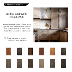 Gabinetes de Cocina Alland de Madera Laminada, Estilo Shaker, Madera Sólida con Acabado en Fibra de Madera, Estilo Americano para <span class=keywords><strong>mi</strong></span> Cocina - Product Image 6