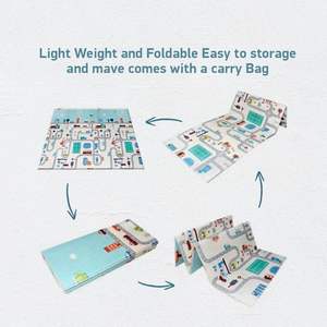 Eco-friendly Large Double Sided XPE Foldable Baby <strong>Play</strong> <strong>Mat</strong> Educational Toy for Picnic - Product Image 4