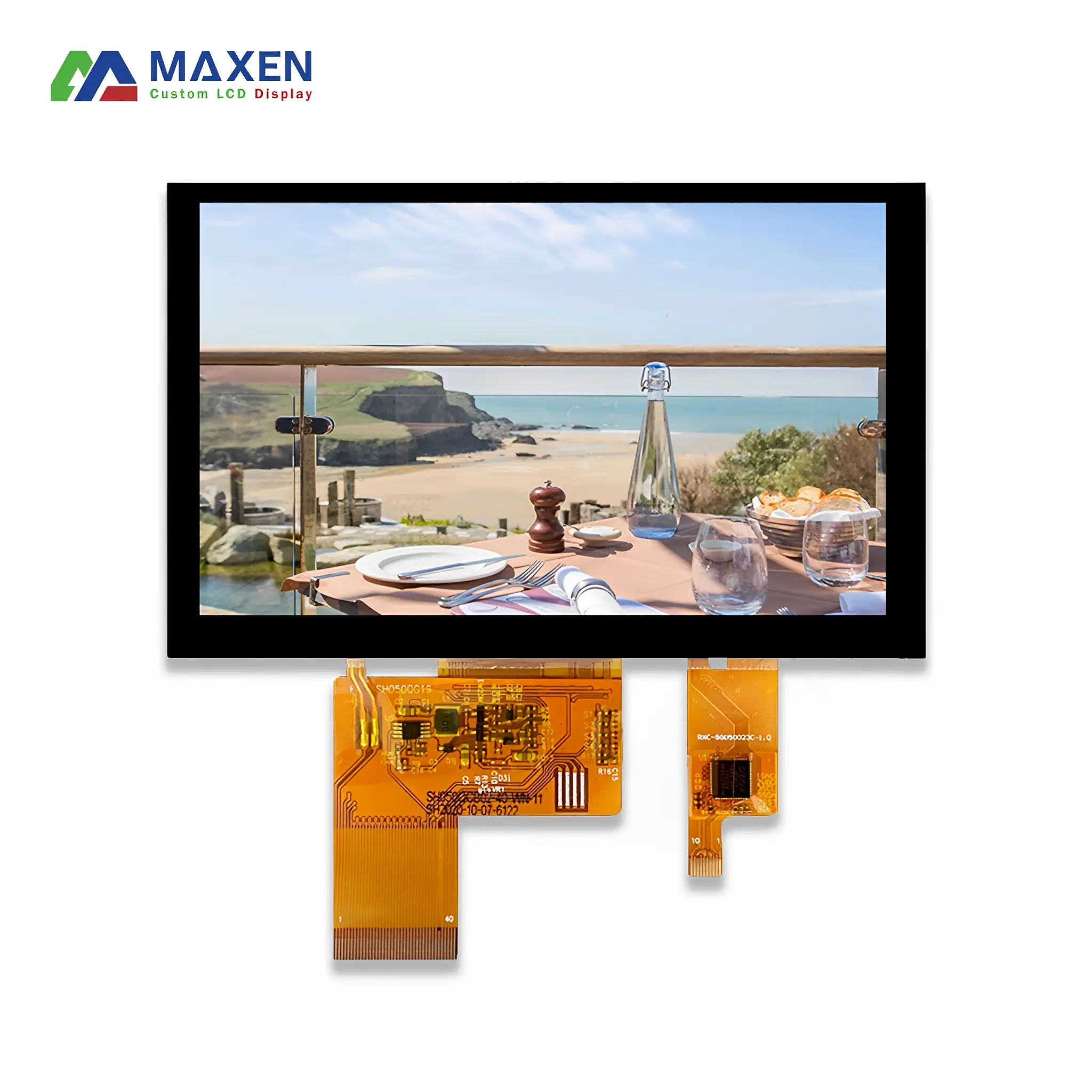 Sunlight Readable Display Module 5 inch TFT LCD Display 800x480 RGB 40 Pin 5" Capacitive Touch Screen
