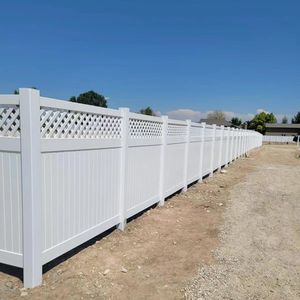 Haute qualité à prix abordable 6'H X 8'W Panneaux de clôture en treillis de confidentialité en PVC vierge <span class=keywords><strong>Showtech</strong></span> 100% - Product Image 3